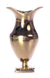 Dollhouse Miniature Tapered Gold Vase