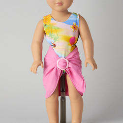 Tallina's Bathing Suit with Coverup Doll Outfit - Doll Accessories ...