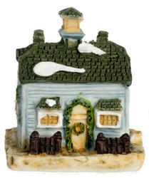 Dollhouse Miniature Winter Seaside Cottage Nicknack