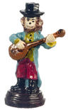 Dollhouse Miniature Monkey Banjo Player Figurine