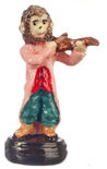Dollhouse Miniature Monkey Fiddler Figurine