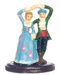 Dollhouse Miniature Dancing Couple Statue