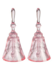 Dollhouse Miniature Pink Dinner Bells