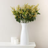 Yellow Artificial Astilbe and English Ivy Sprays