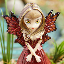 Hints of Gold Fantasy Fairy Figurine