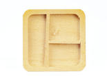 Dollhouse Miniature Oak Wooden Partition Tray