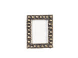 Miniature Antique Brass Beaded Frames