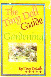 Dollhouse Miniature Tiny Doll Guide To Garden Book