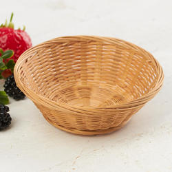 Farmhouse Home Decor Vintage Bamboo Bread Baskets Decorative Wicker Basket