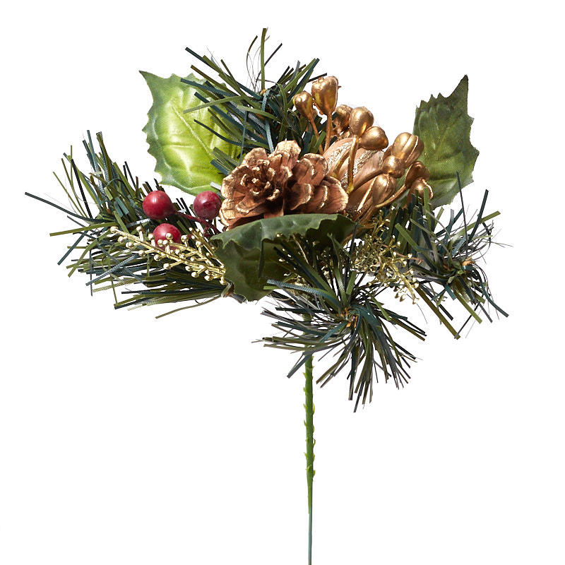 Artificial Pinecone Holiday Pick - Picks + Sprays - Floral Supplies ...