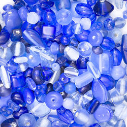Blue Glass Jewelry Beads
