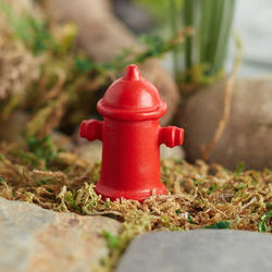Dollhouse Miniature Red Fire Hydrant