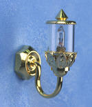 Dollhouse Miniature Ornate Coach Wall Lamp 12V
