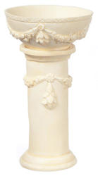 Dollhouse Miniature Ivory Victorian Birdbaths