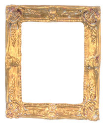 Dollhouse Miniature Antique Gold Frame