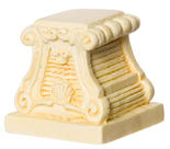 Dollhouse Miniature Ivory Bases