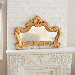 Dollhouse Miniature Fireplace Mirror