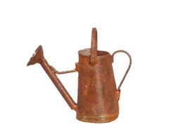 Dollhouse Miniature Rusty Watering Can