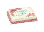 Dollhouse Miniature "Happy 40th" Cake