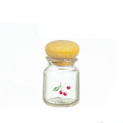 Dollhouse Miniature Jar With Lid