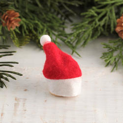 Miniature Felt Santa Hat