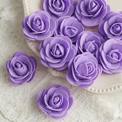 Lavender Artificial Rose Heads