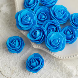 Turquoise Artificial Rose Heads