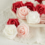 Valentine's Day Artificial Foam Rose Blooms