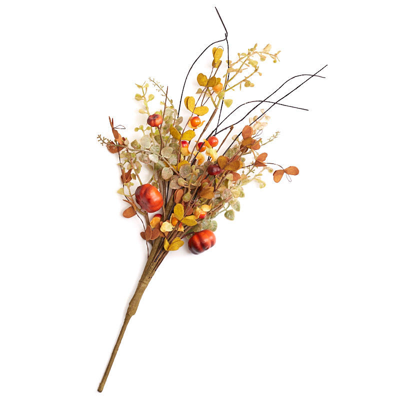 Artificial Fall Berry Leaf Pick - Picks + Sprays - Floral Supplies ...