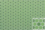 Dollhouse Miniature Green Hexagon Tile PVC Sheet