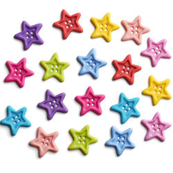 Dress It Up Shooting Star Buttons