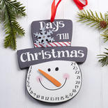 "Days 'Til Christmas" Snowman Advent Countdown Calendar