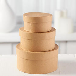 Bulk Round Paper Mache Box Set