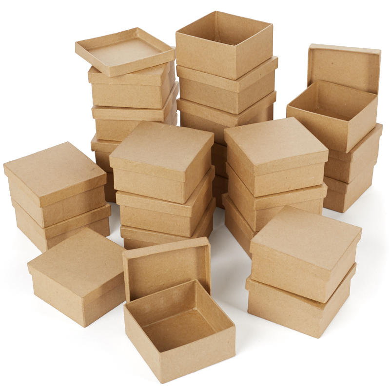 Download Bulk Small Square Paper Mache Boxes - Paper Mache - Basic ...
