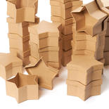 Bulk Small Star Paper Mache Boxes