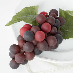 Red and Purple Artificial Grape Cluster