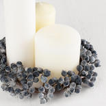 Artificial Blueberry Candle Ring
