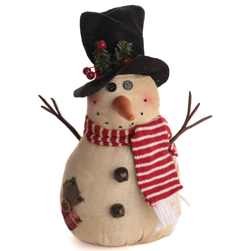 Rustic Weighted Christmas Snowman - Table Decor - Christmas and Winter ...