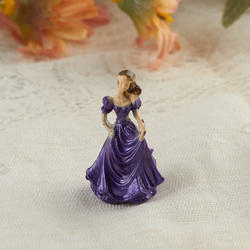 Elegant "Lady in Purple" Mini Doll