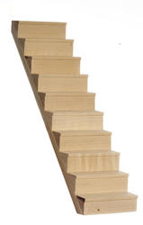 Dollhouse Miniature Staircase with Treads