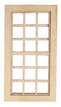 Dollhouse Miniature 9 Over 9 Double Hung Window