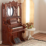Dollhouse Miniature Victorian Parlor Organ