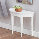 Dollhouse Miniature White Side Table