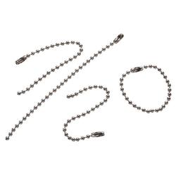 Darice Nickel Plated Steel Ball Chain Bracelets