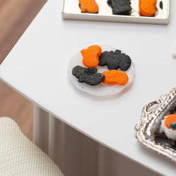 Dollhouse Miniature Halloween Cookie Plate