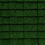 Dollhouse Miniature Green Architectural Asphalt Roofing Shingles