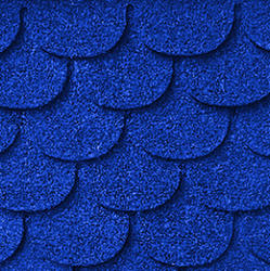 Dollhouse Miniature Slate Blue Fishscale Asphalt Roofing Shingle