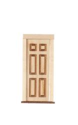 Dollhouse Miniature Six Raised Panel Interior Door