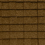 Dollhouse Miniature Tan Architectural Asphalt Roofing Shingles