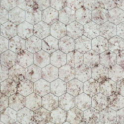 Miniature White Juparana Formica Flooring Tile Sheet